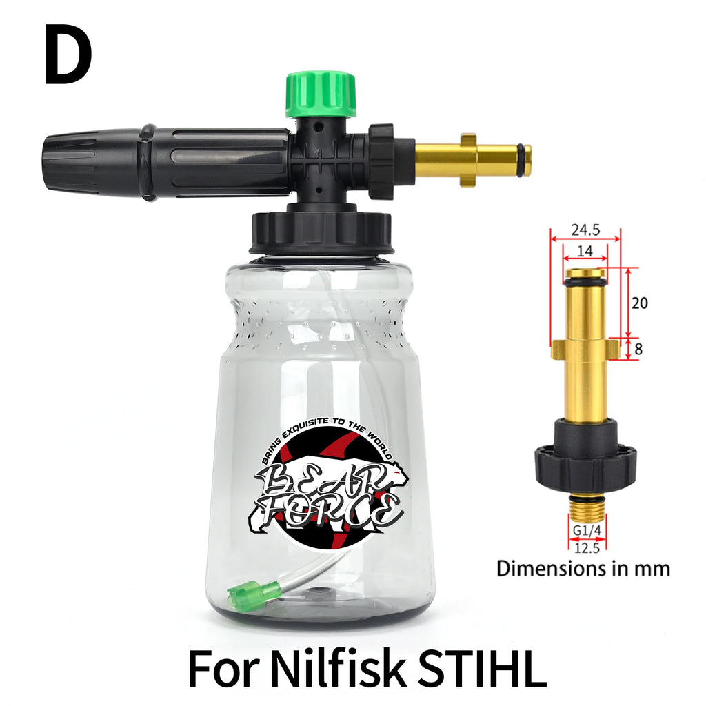 Premium Snow Foam Cannon – High Pressure Car Wash Sprayer