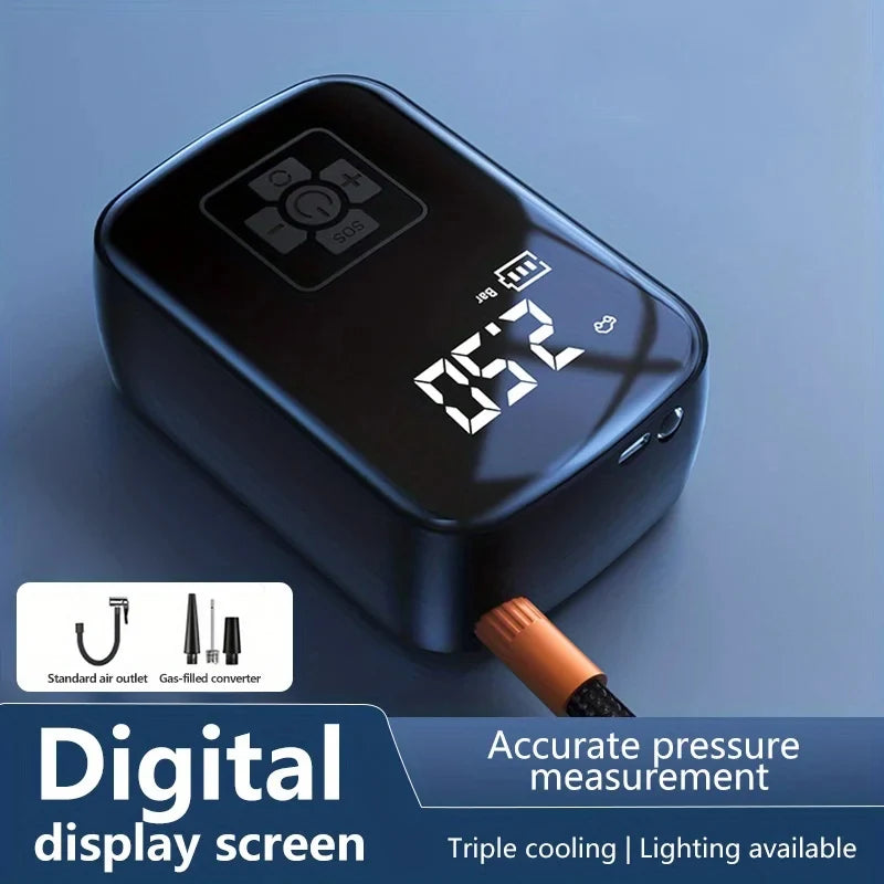 DriveSafe™ Portable Digital Tire Inflator – Fast & Wireless