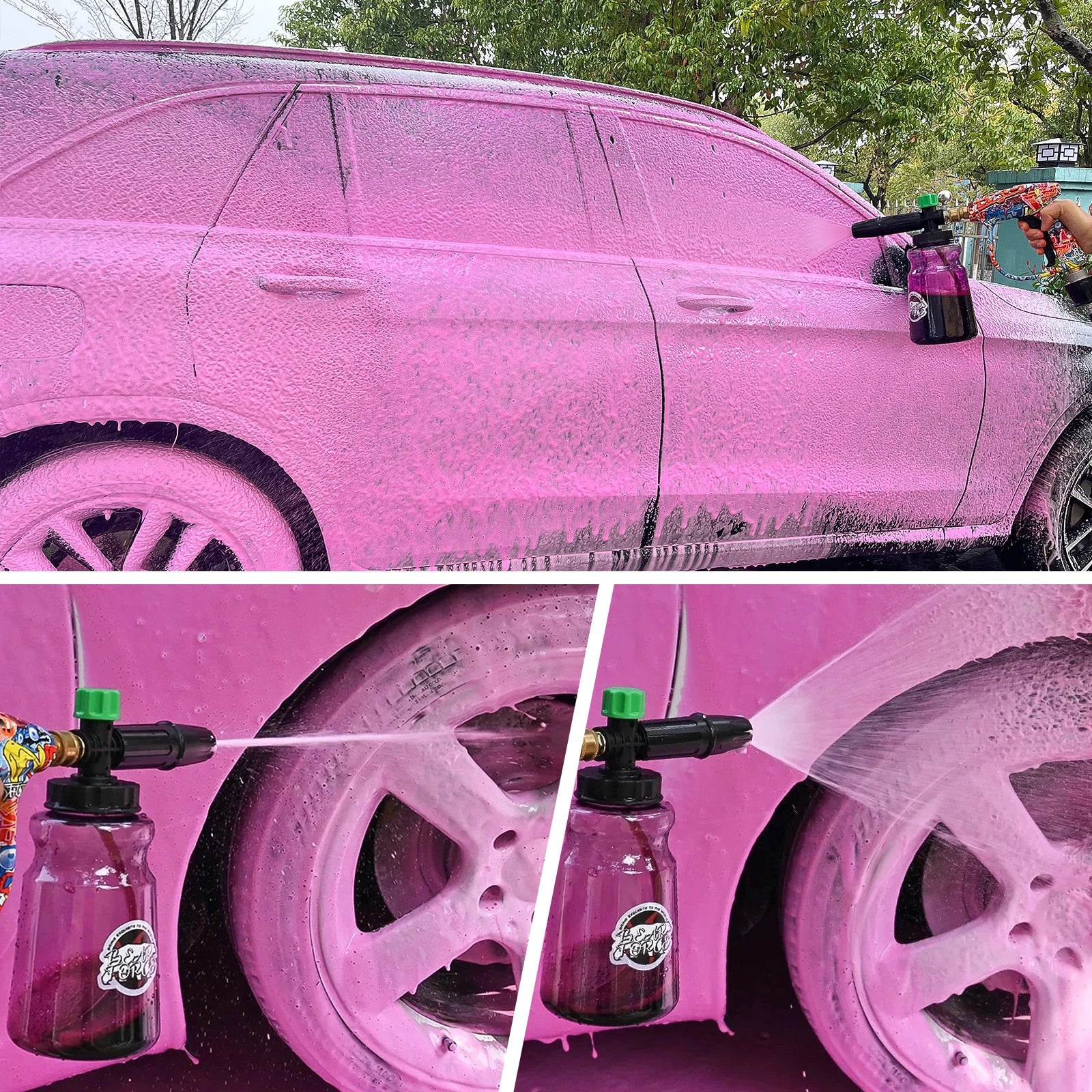 Premium Snow Foam Cannon – High Pressure Car Wash Sprayer