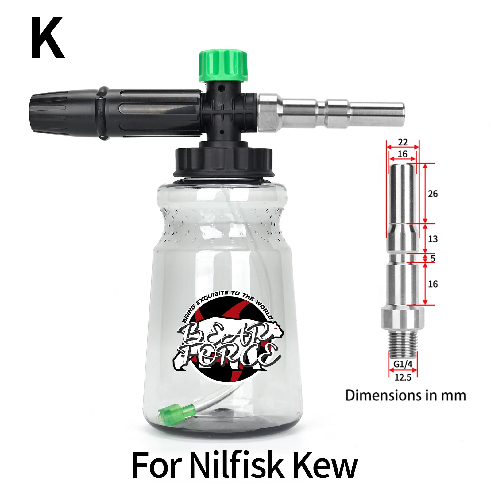 Premium Snow Foam Cannon – High Pressure Car Wash Sprayer